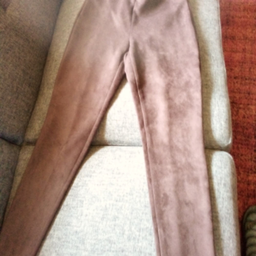 Anne Taylor Faux Suede Pants